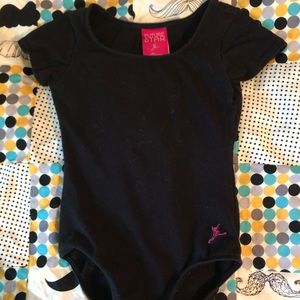 Black Gymnast/Ballet leotard